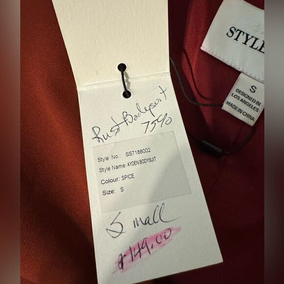 NWT Revolve Stylestalker Ayden Bell Sleeve Bodysuit - Picture 9 of 10